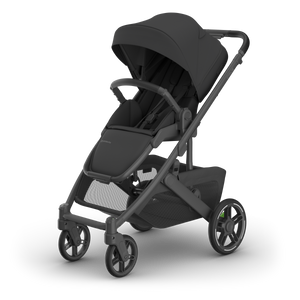 UPPAbaby Cruz V3 Stroller - Jake (Charcoal / Carbon Frame / Black Leather)