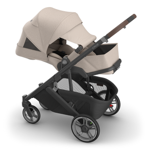 UPPAbaby Cruz V3 Stroller - Ada (Sandstone Melange / Carbon Frame / Chestnut Leather)