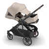 UPPAbaby Cruz V3 Stroller - Ada (Sandstone Melange / Carbon Frame / Chestnut Leather)