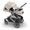 UPPAbaby Cruz V3 Stroller - Declan (Oat Melange / Silver Frame / Chestnut Leather)