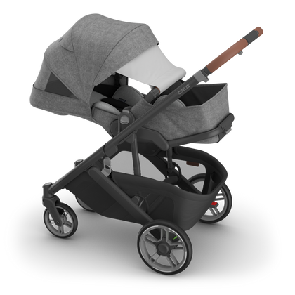 UPPAbaby Cruz V3 Stroller - Greyson (Charcoal Melange / Carbon Frame / Saddle Leather)