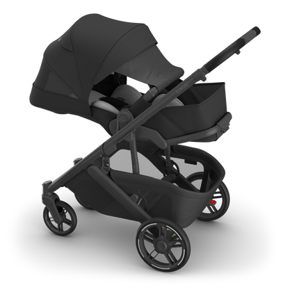 UPPAbaby Cruz V3 Stroller - Jake (Charcoal / Carbon Frame / Black Leather)