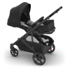UPPAbaby Cruz V3 Stroller - Jake (Charcoal / Carbon Frame / Black Leather)