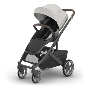 UPPAbaby Cruz V3 Stroller - Savannah (Pearl Gray Jacquard / Carbon Frame / Chestnut Leather)