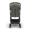 UPPAbaby Minu V3 Compact Stroller - Evelyn (Meadow Green / Carbon Frame / Chestnut Leather)