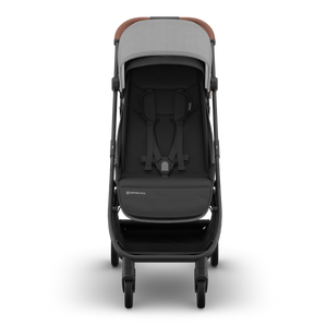 UPPAbaby Minu V3 Compact Stroller - Greyson (Charcoal Melange / Carbon Frame / Saddle Leather)