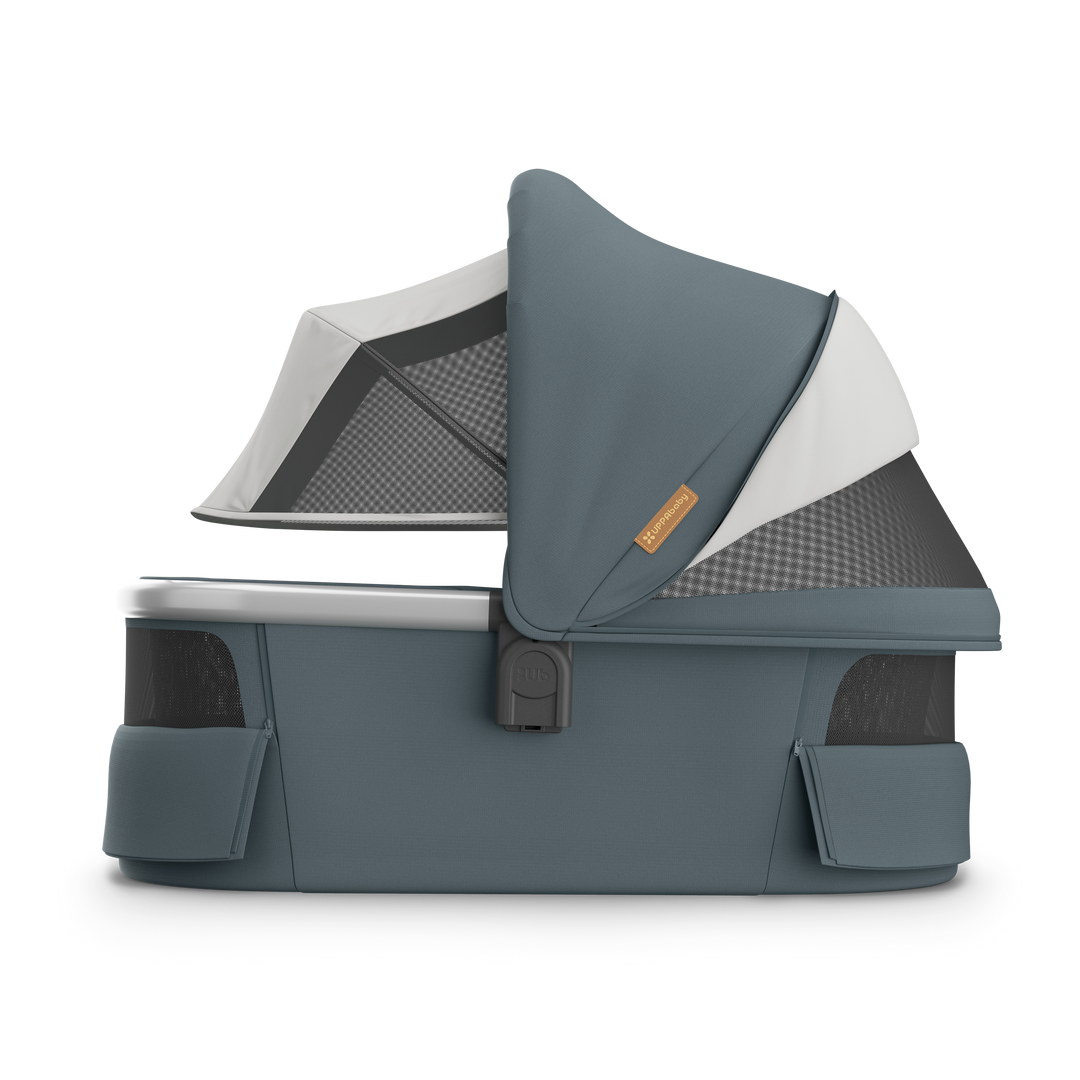UPPAbaby Bassinet V3 - Callum (Stone Blue / Silver Frame)
