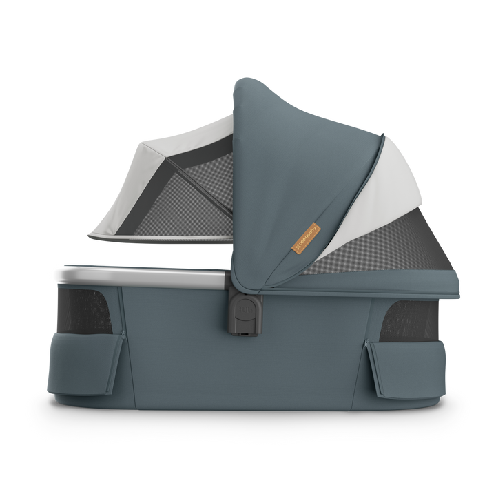 UPPAbaby Bassinet V3 - Callum (Stone Blue / Silver Frame)