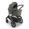 UPPAbaby Vista V3 Stroller + Bassinet V3 Bundle - Evelyn (Meadow Green / Graphite Frame / Chestnut Leather)