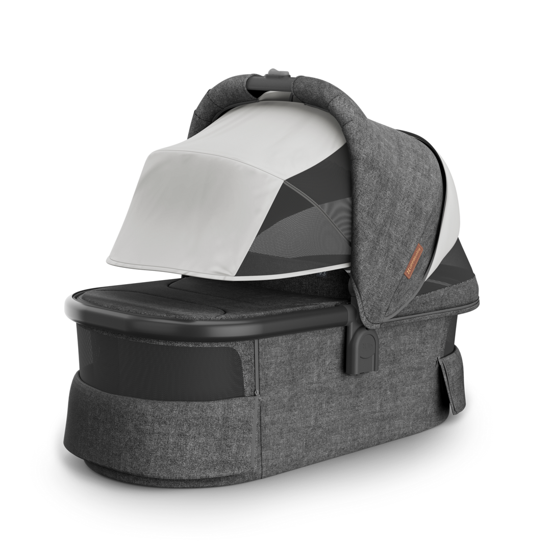 UPPAbaby Bassinet V3 - Greyson (Charcoal Melange/Carbon Frame)