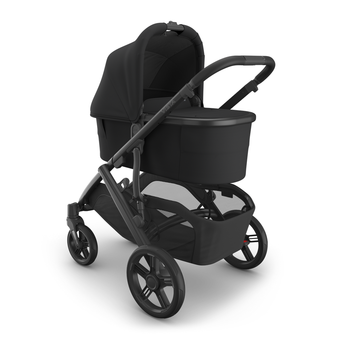 UPPAbaby Vista V3 Stroller + Bassinet V3 Bundle - Jake (Charcoal/Carbon Frame)
