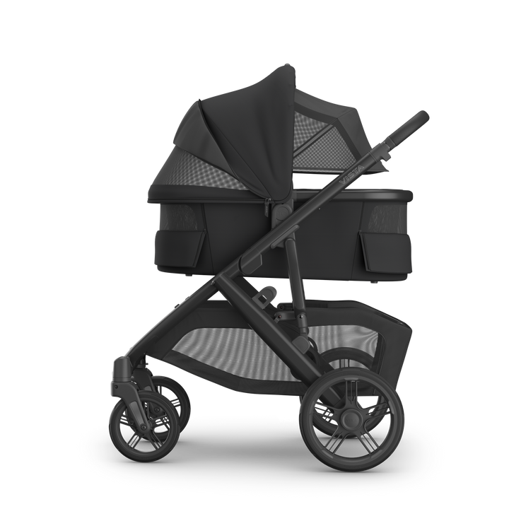 UPPAbaby Vista V3 Stroller + Bassinet V3 Bundle - Jake (Charcoal/Carbon Frame)