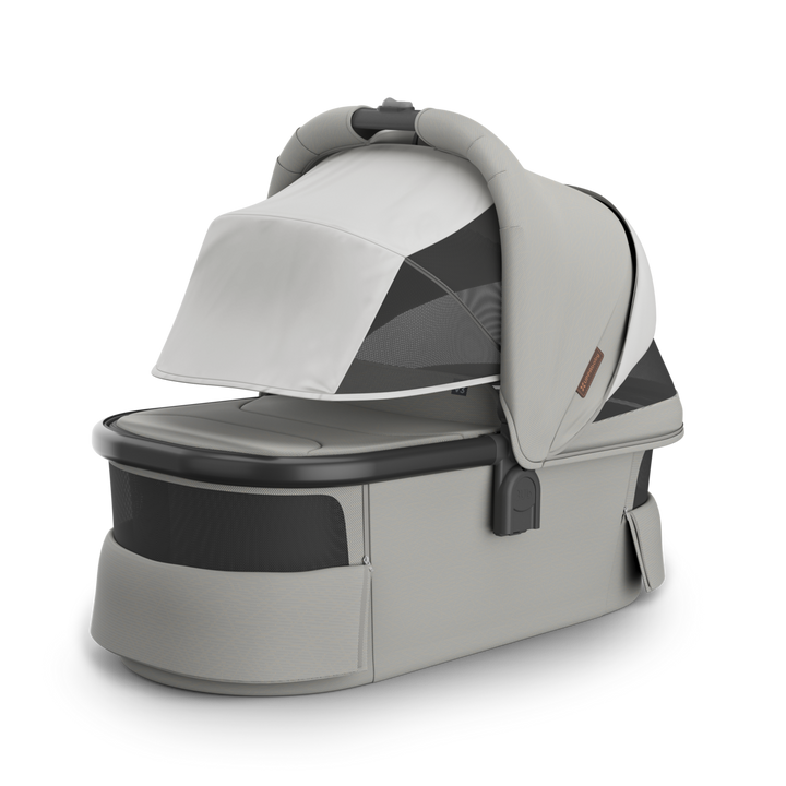 UPPAbaby Bassinet V3 - Savannah (Pearl Gray Jacquard/Carbon Frame)