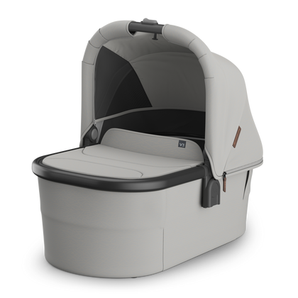 UPPAbaby Bassinet V3 - Savannah (Pearl Gray Jacquard/Carbon Frame)