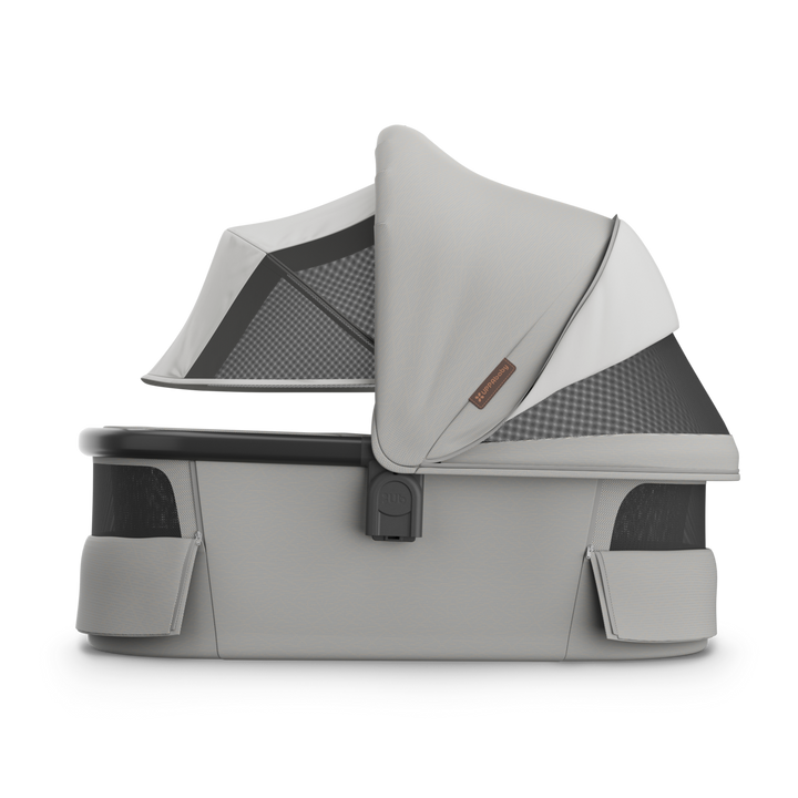 UPPAbaby Bassinet V3 - Savannah (Pearl Gray Jacquard/Carbon Frame)