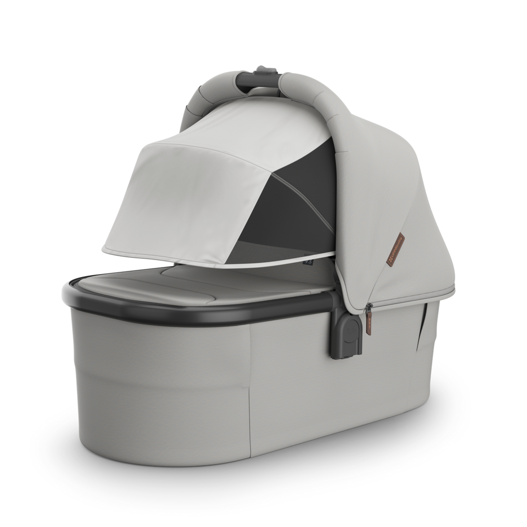 UPPAbaby Bassinet V3 - Savannah (Pearl Gray Jacquard/Carbon Frame)