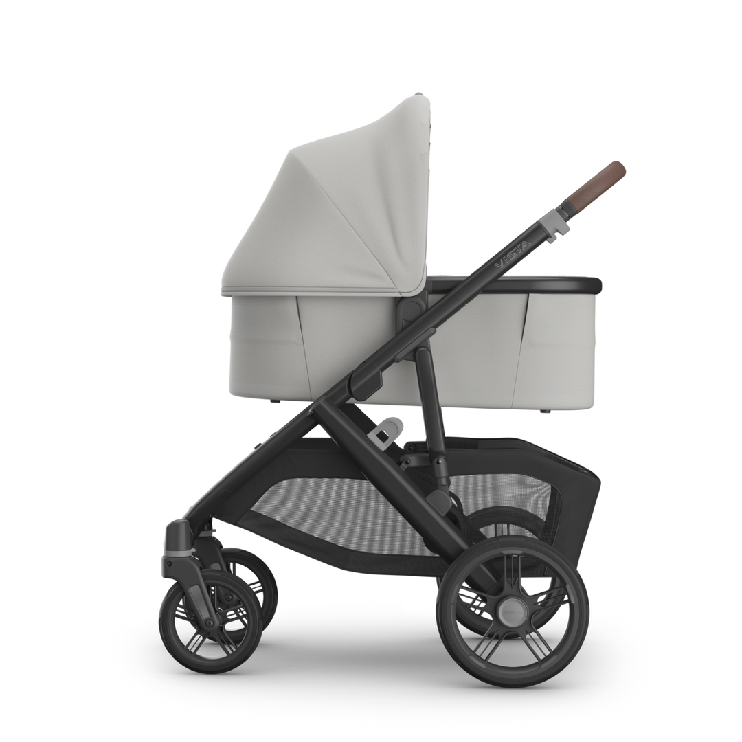 UPPAbaby Vista V3 Stroller + Bassinet V3 Bundle - Savannah (Pearl Gray Jacquard)