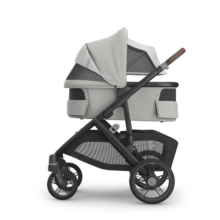 UPPAbaby Vista V3 Stroller + Bassinet V3 Bundle - Savannah (Pearl Gray Jacquard)