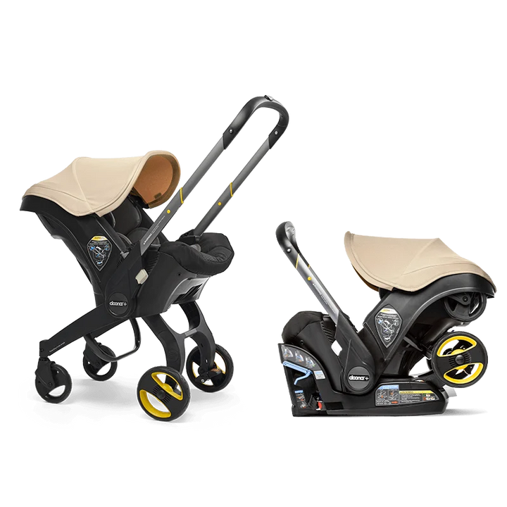 Doona+ Infant Car Seat &amp; Stroller — Sahara Sand — New — Packaging Imperfections
