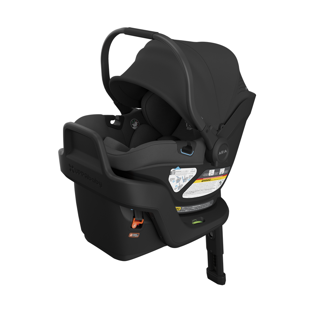 UPPAbaby Aria V2 Infant Car Seat and Base, Jake (Charcoal) - New (open box)
