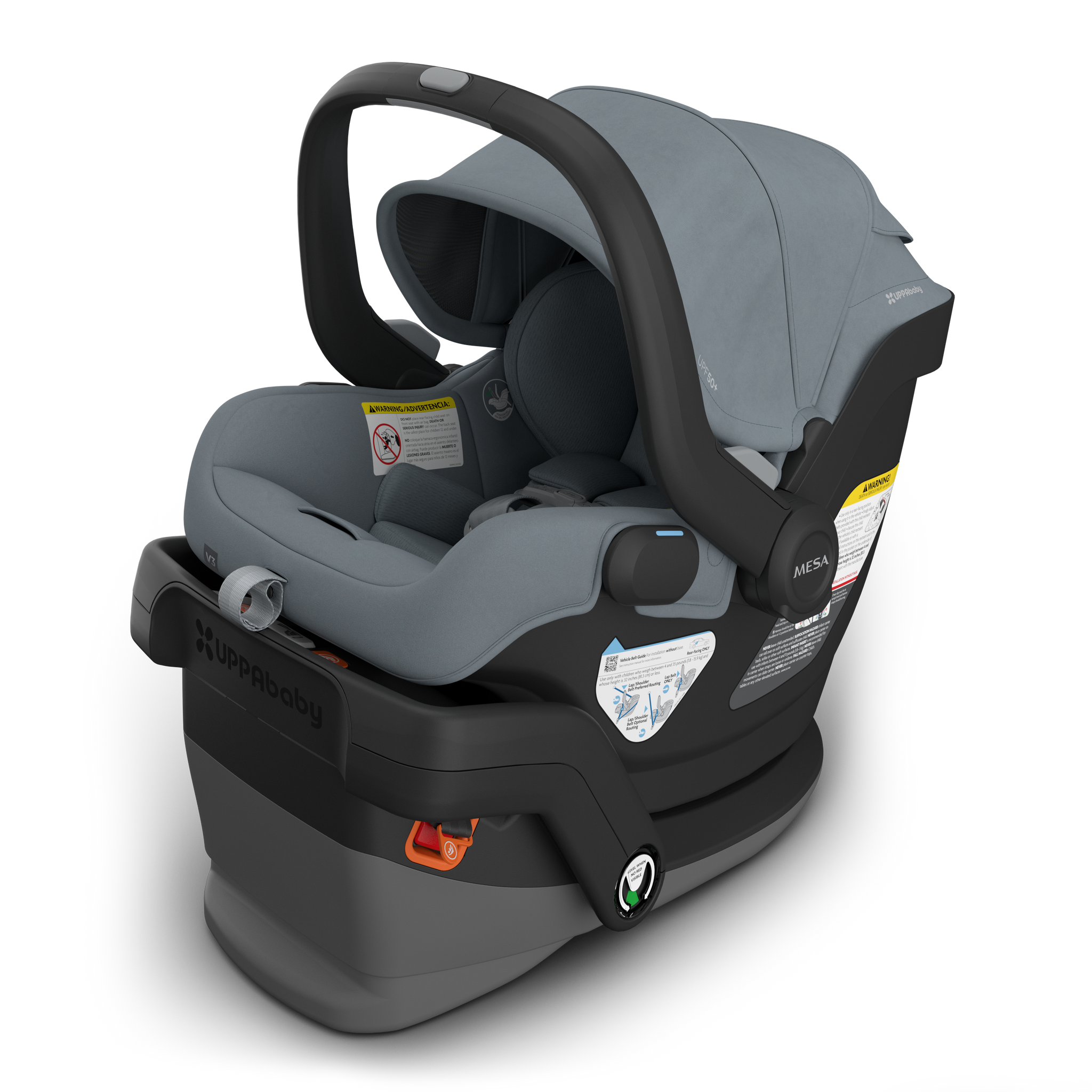 uppababy mesa infant car seat henry blue marl UPPAbaby Mesa V3 Infant Car Seat - Callum
