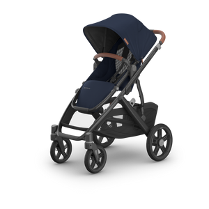 UPPAbaby Vista V3 Stroller - Noa (Navy / Carbon Frame / Saddle Leather)