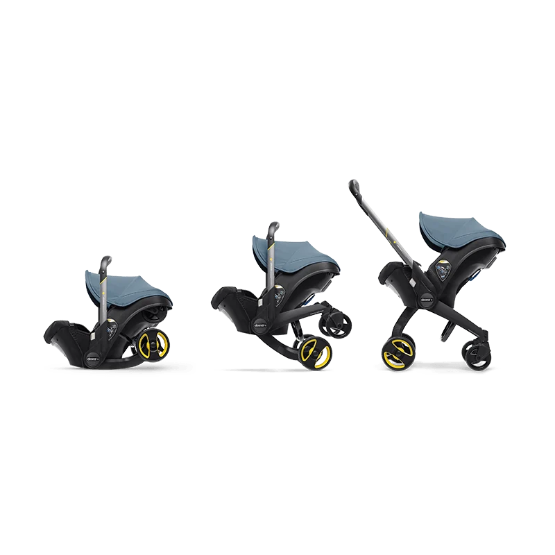 Doona+ Infant Car Seat &amp; Stroller — Ocean Blue — New — Packaging Imperfections