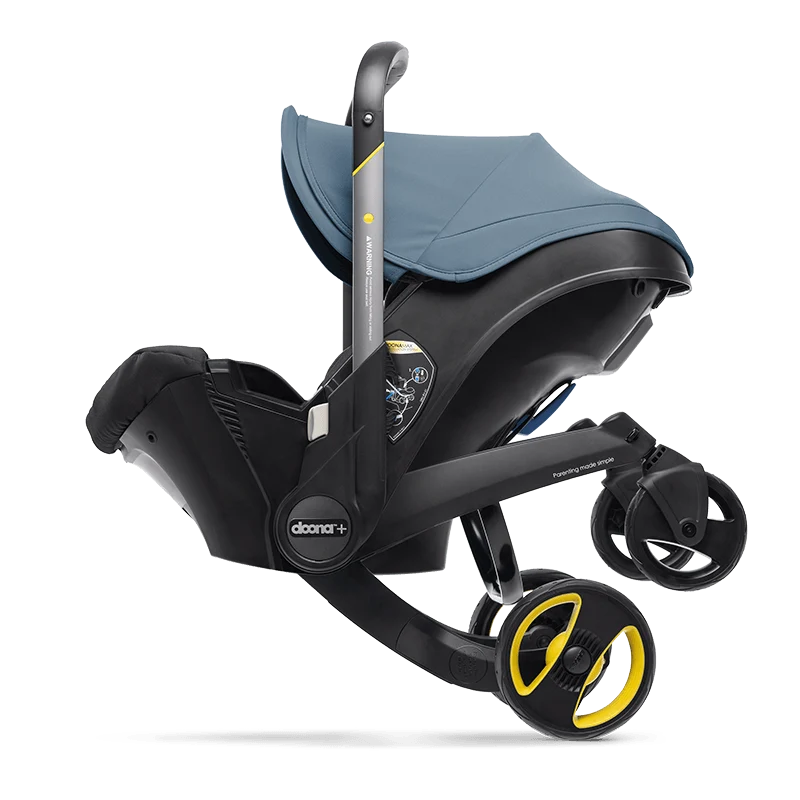 Doona+ Infant Car Seat &amp; Stroller — Ocean Blue — New — Packaging Imperfections