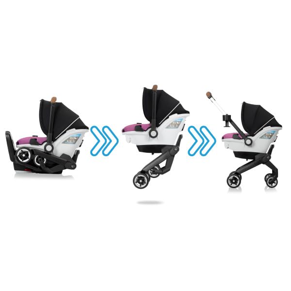 Evenflo GOLD Shyft DualRide Infant Car Seat and Stroller Combo - Opal Pink
