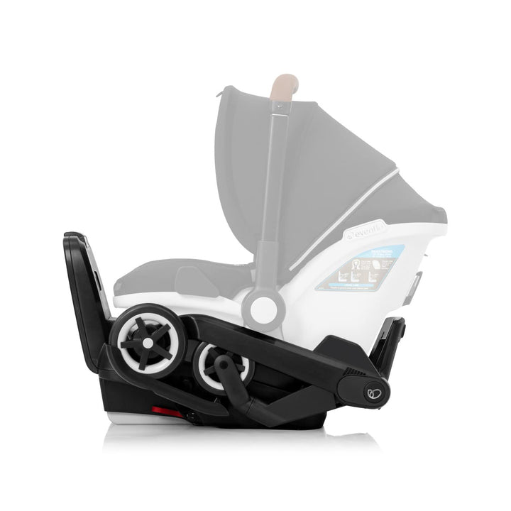 Evenflo GOLD Shyft DualRide Infant Car Seat and Stroller Combo w/ Carryall Storage - Moonstone Gray