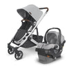 UPPAbaby Cruz V2 + Mesa V2 Travel System Bundle - Stella (Brushed Grey Melange)