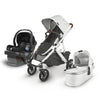 UPPAbaby Vista V2 + Mesa V2 Travel System Bundle - Bryce / Jake (White Marl/Charcoal Black)