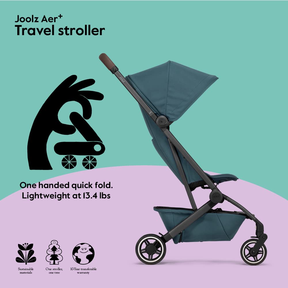 Joolz Aer+ Lightweight Compact Stroller - Ocean Blue