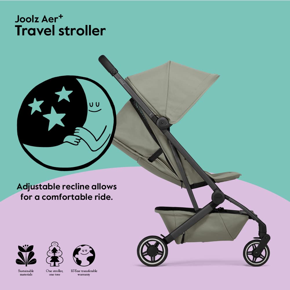 Joolz Aer+ Lightweight Compact Stroller - Sage Green