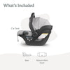 UPPAbaby Cruz V2 + Mesa V2 Travel System Bundle - Stella (Brushed Grey Melange)