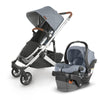 UPPAbaby Cruz V2 + Mesa V2 Travel System - Gregory (Blue Mélange | Merino Wool)