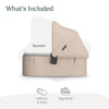 UPPAbaby Bassinet V3 - Declan (Oat Melange/Silver Frame)