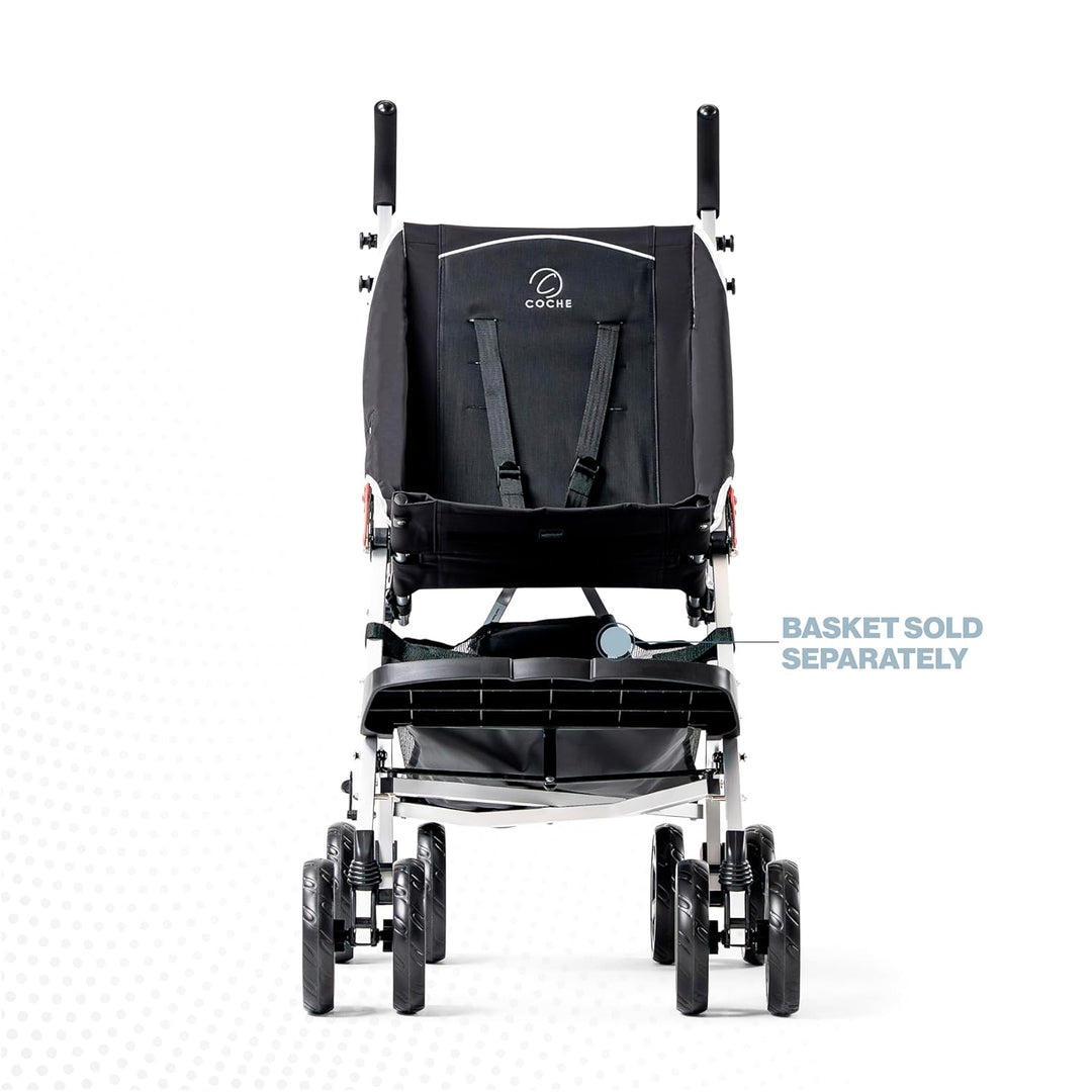 Coche XL Lightweight Special Needs Stroller/Transport Chair, Black