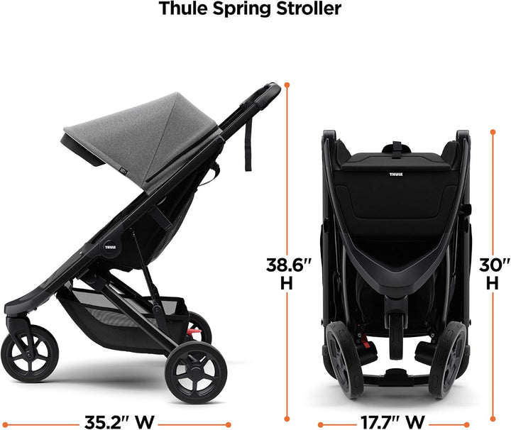 Thule Spring V1 Stroller - Grey Melange (New, Open Box)