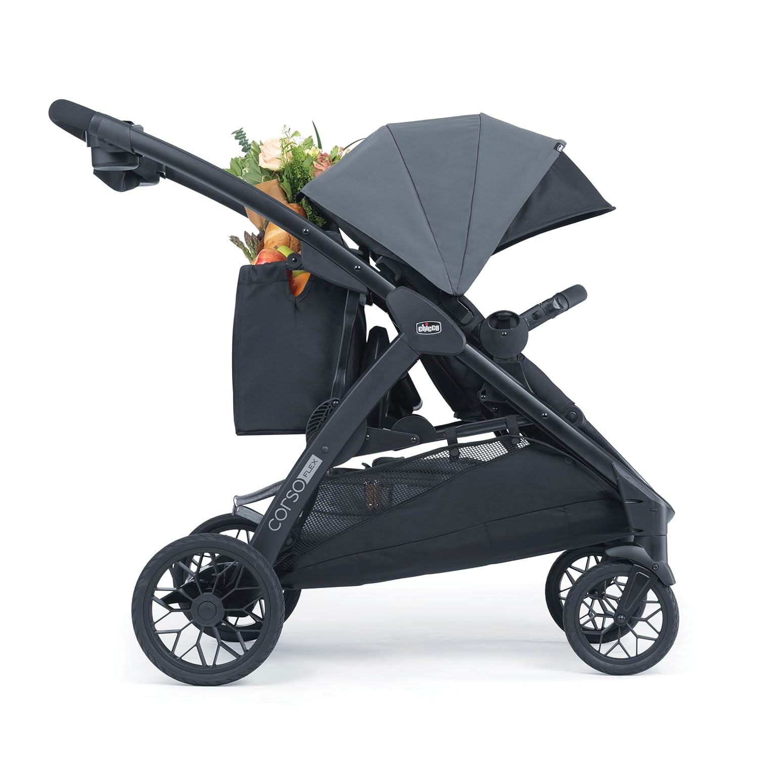 chicco stroller footrest down Corso Flex Convertible Stroller