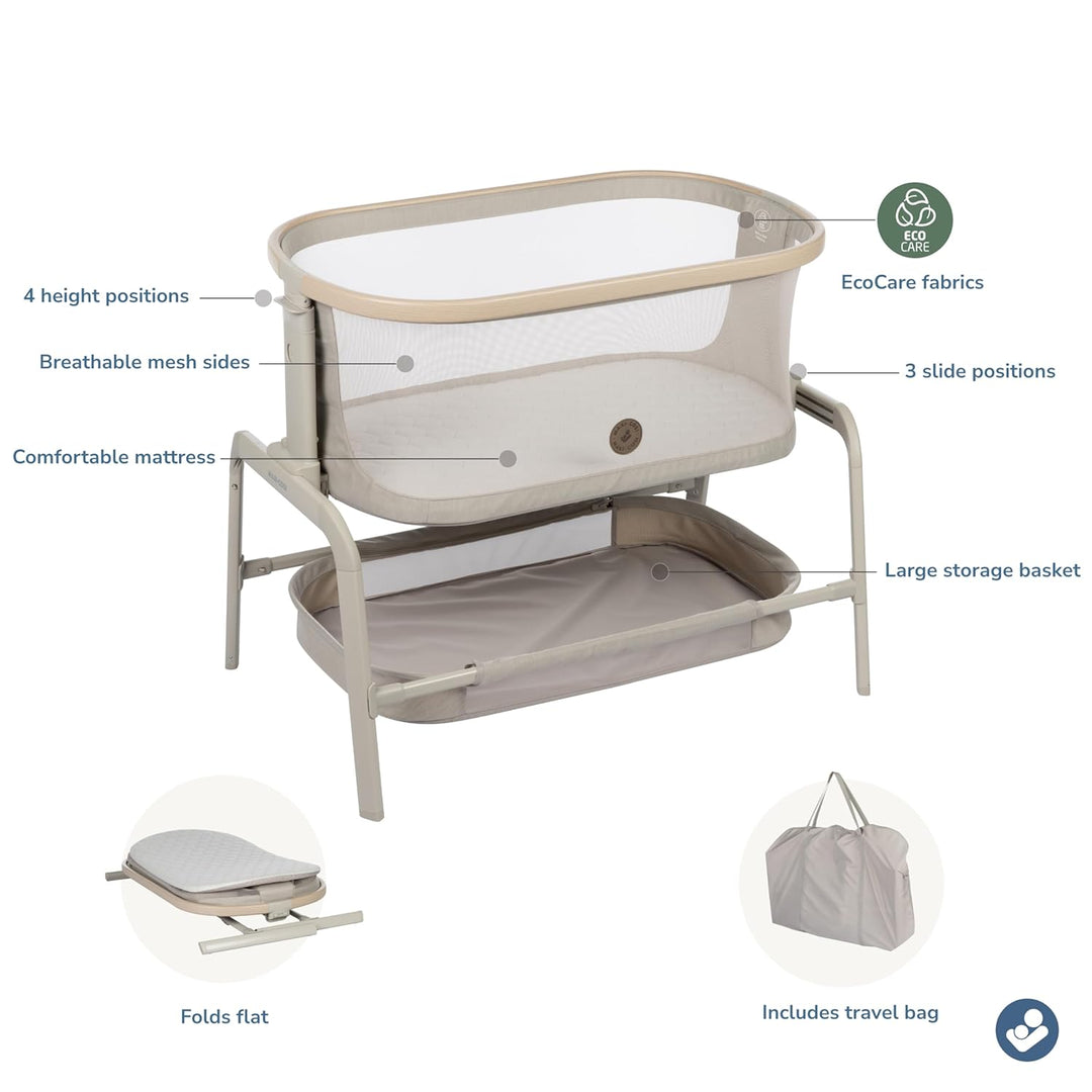 Maxi-Cosi Iora Bedside Bassinet in Classic Oat - image 6
