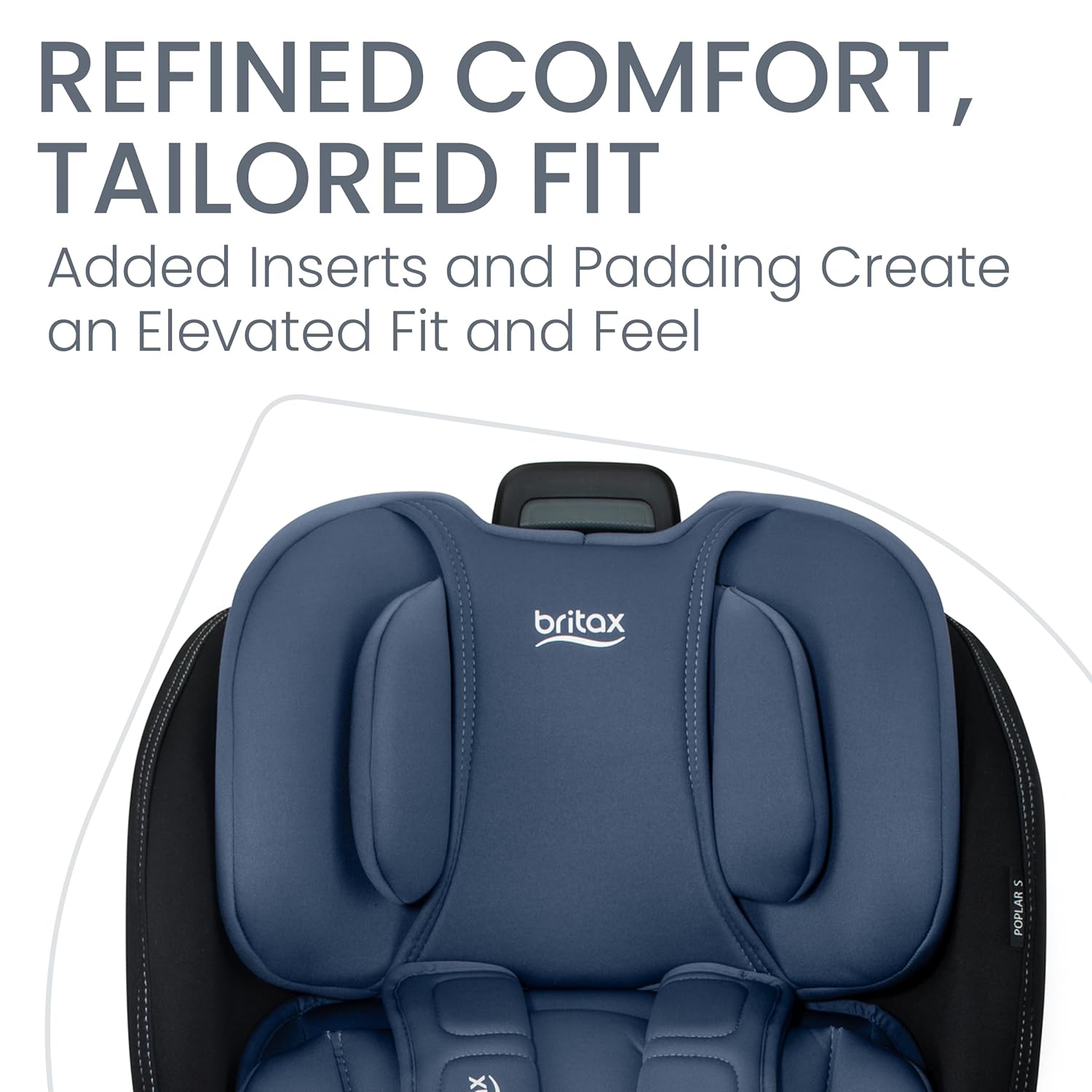 britax poplar infant insert Britax Poplar S Narrow Convertible Car Seat