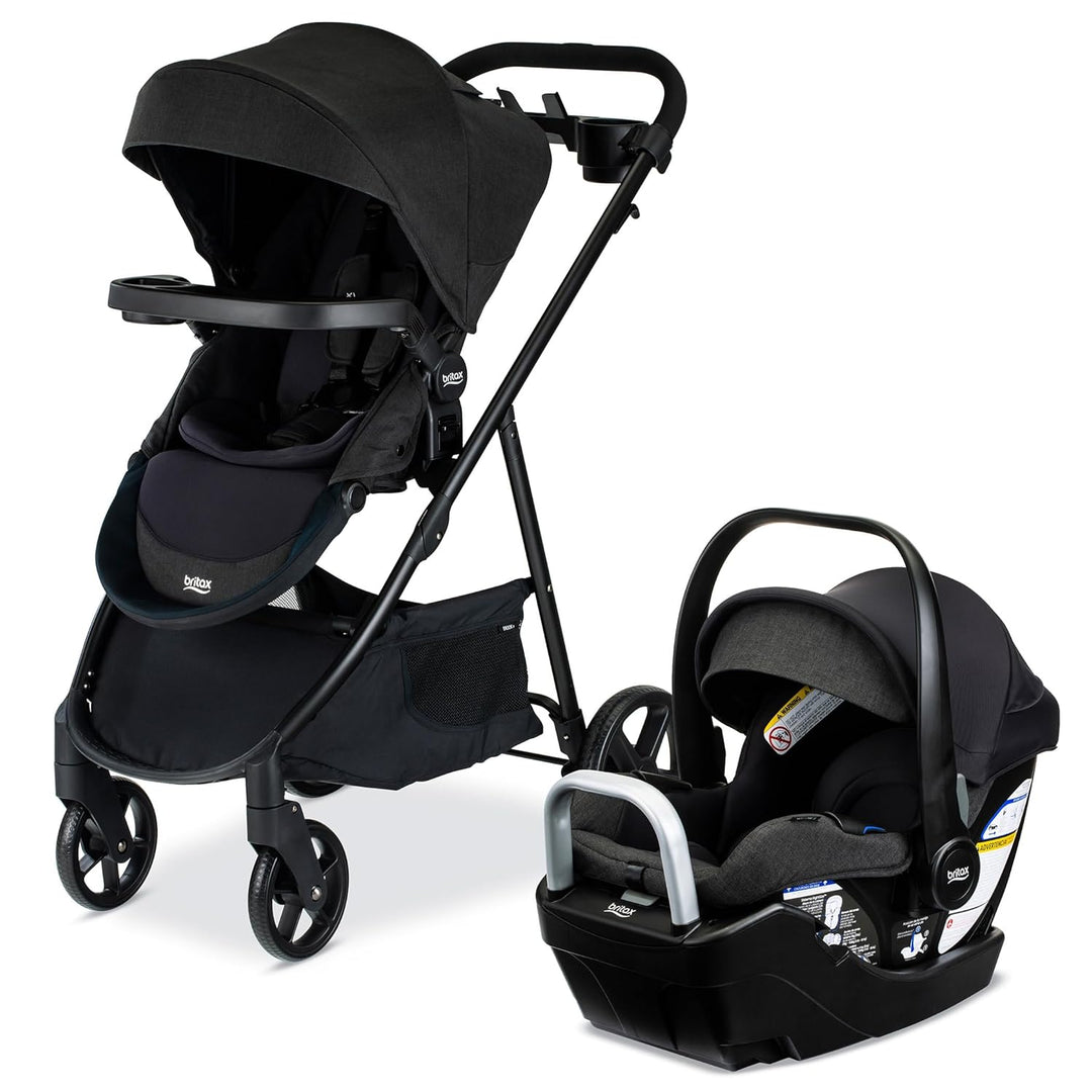 Britax Willow Brook S+ Travel System - Raven Black