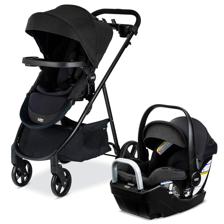 Britax Willow Brook S+ Travel System - Raven Black