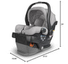 UPPAbaby Vista V2 + Mesa V2 Travel System Bundle - Anthony / Stella (White and Grey Chenille / Grey Melange)