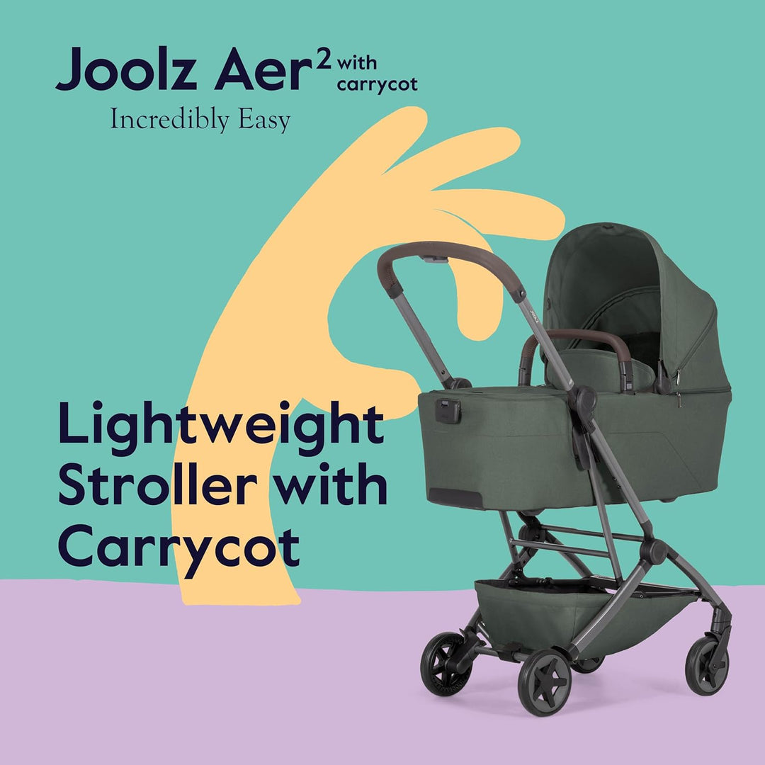 Joolz Aer2 Foldable Cot - Forest Green