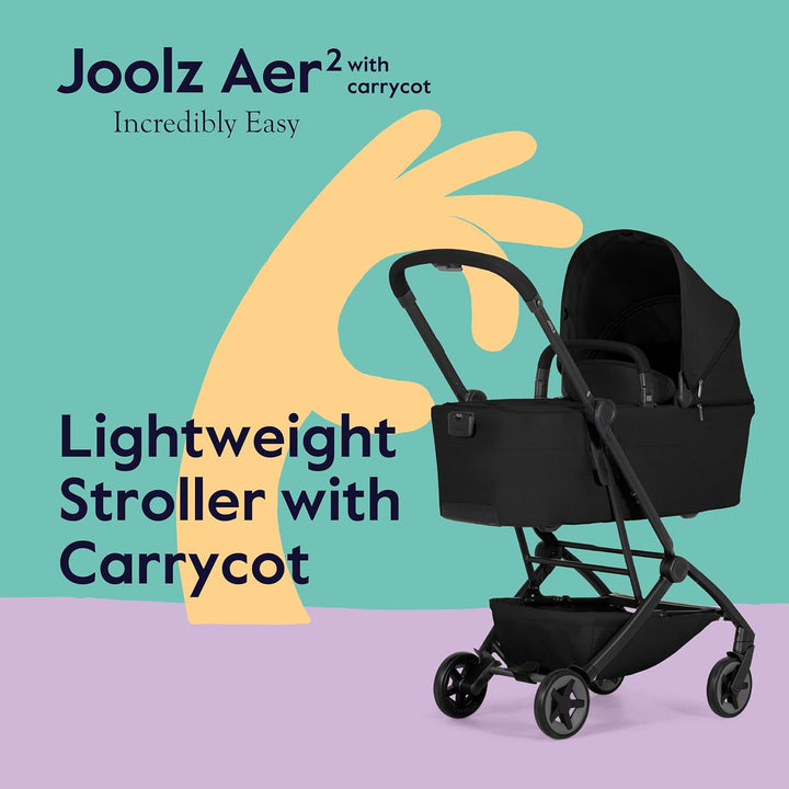 Joolz Aer2 Foldable Cot - Space Black
