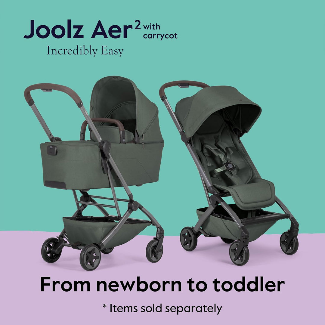 Joolz Aer2 Foldable Cot - Forest Green