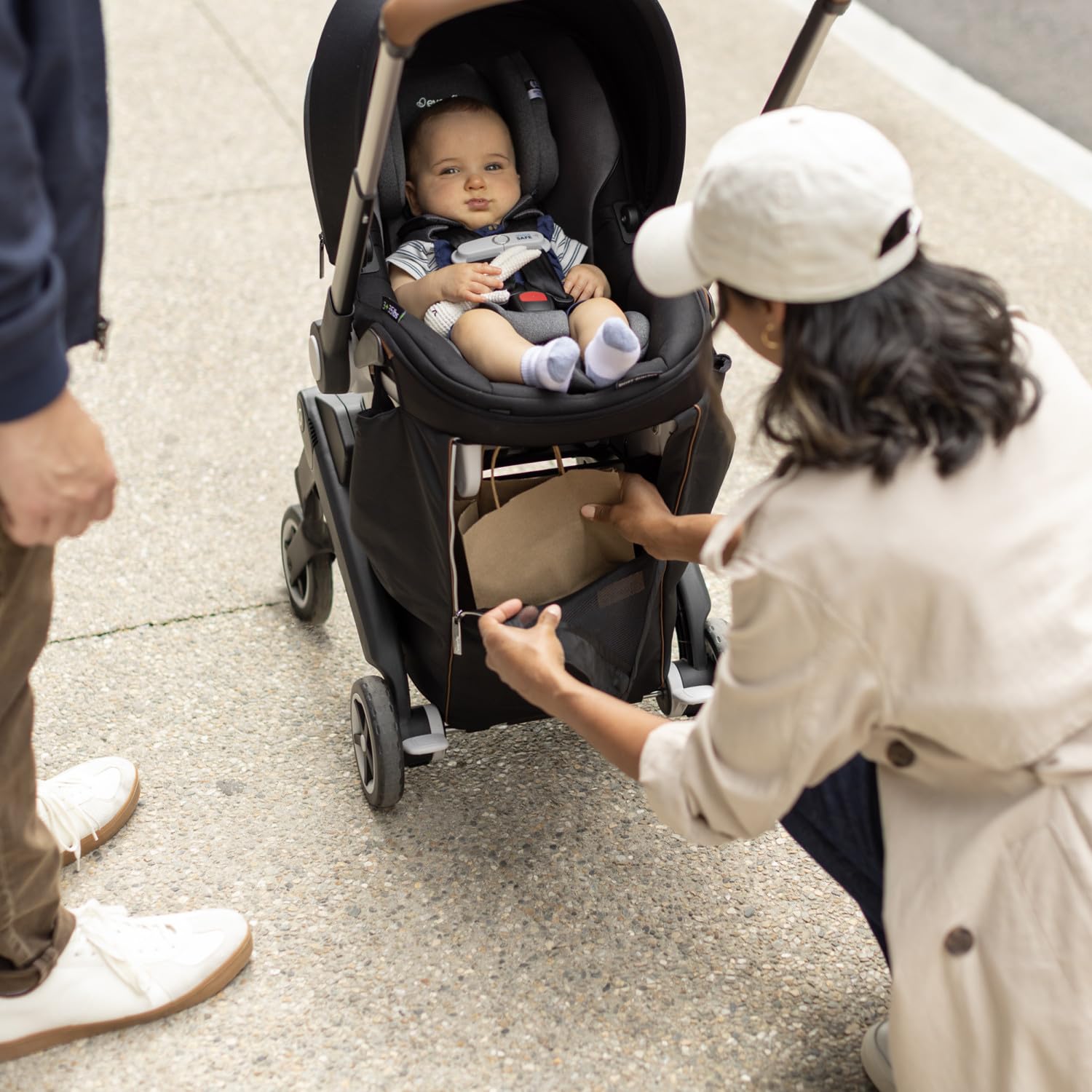 evenflo double stroller seat Evenflo Gold Shyft DualRide with Carryall Storage Infant Car Seat and Stroller Combo