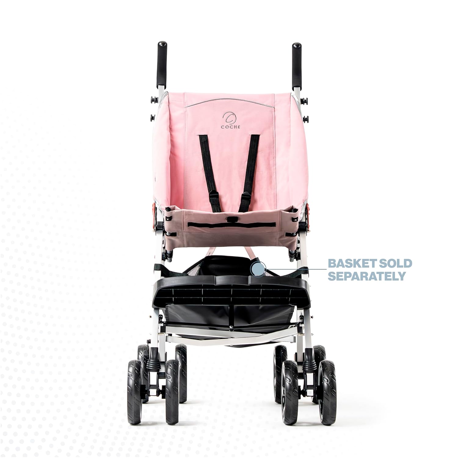 hot pink car seat and stroller Coche XL Lightweight Special Needs Umbrella Stroller Pink